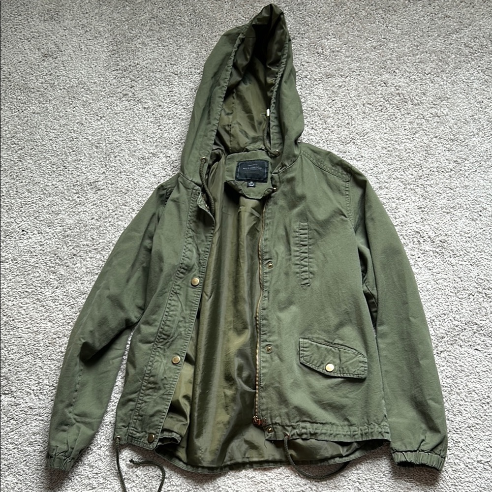 Women’s Green Hooded Jacket